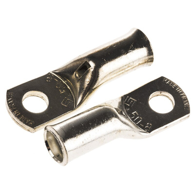 TE Connectivity, XCT Uninsulated Ring Terminal, 8mm Stud Size, 50mm² to 50mm² Wire Size