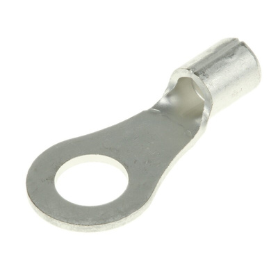 JST Uninsulated Ring Terminal, 6mm Stud Size, 2.6mm² to 6.6mm² Wire Size
