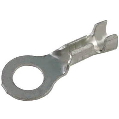 JST, LRB Uninsulated Ring Terminal, M4 Stud Size, 0.5mm² to 1mm² Wire Size
