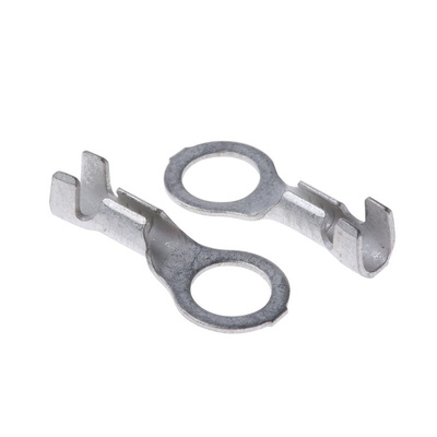 JST, LRB Uninsulated Ring Terminal, M6 Stud Size, 1mm² to 2.5mm² Wire Size