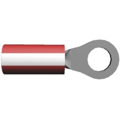 TE Connectivity, PIDG Insulated Ring Terminal, M4 (