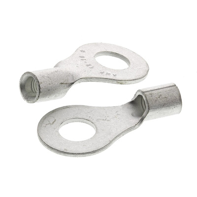 TE Connectivity, SOLISTRAND Uninsulated Ring Terminal, M6 Stud Size, 2.6mm² to 6.6mm² Wire Size