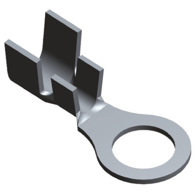 TE Connectivity Uninsulated Ring Terminal, M5 Stud Size, 0.8mm² to 2mm² Wire Size