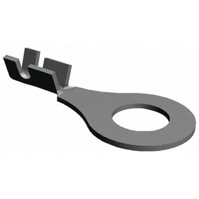 TE Connectivity Uninsulated Ring Terminal, M6 Stud Size, 0.5mm² to 1.4mm² Wire Size