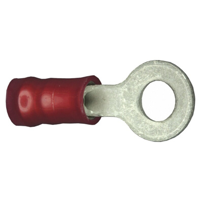 TE Connectivity, PIDG Insulated Ring Terminal, M4 (