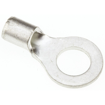 JST, R Uninsulated Ring Terminal, 4mm Stud Size, 1mm² to 2.6mm² Wire Size