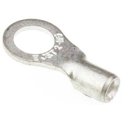 JST, R Uninsulated Ring Terminal, 5mm Stud Size, 1mm² to 2.6mm² Wire Size