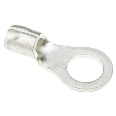 JST, R Uninsulated Ring Terminal, 5mm Stud Size, 1mm² to 2.6mm² Wire Size