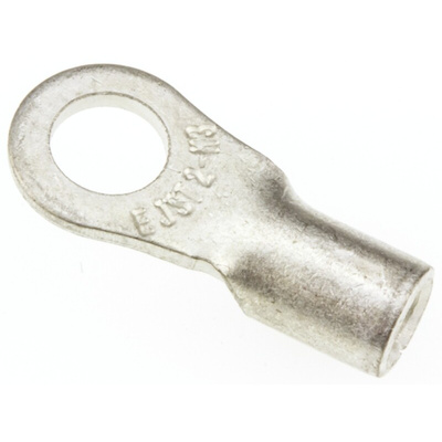 JST, R Uninsulated Ring Terminal, 3.5mm Stud Size, 1mm² to 2.6mm² Wire Size