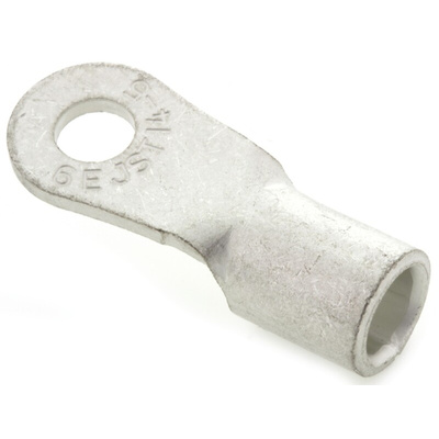 JST, R Uninsulated Ring Terminal, 5mm Stud Size, 10.5mm² to 16.78mm² Wire Size