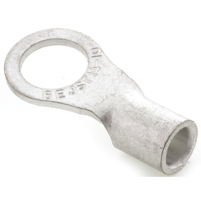 JST, R Uninsulated Ring Terminal, 10mm Stud Size, 10.5mm² to 16.78mm² Wire Size