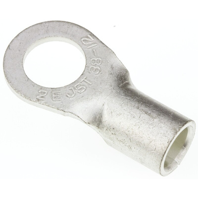 JST, R Uninsulated Ring Terminal, 12mm Stud Size, 26.6mm² to 42.4mm² Wire Size