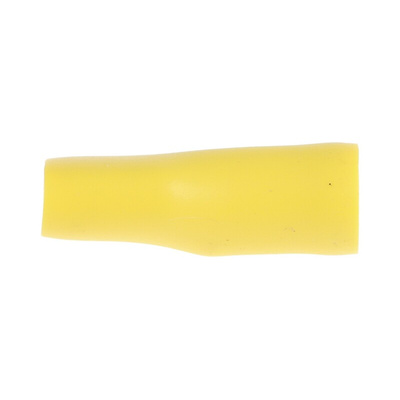 RS PRO Yellow Insulated Female Spade Connector, Receptacle, 6.3 x 0.8mm Tab Size, 2.5mm² to 6mm²