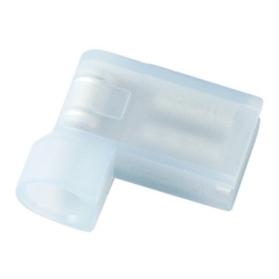 RS PRO Blue Insulated Female Spade Connector, Flag Terminal, 0.5 x 4.75mm Tab Size, 1.5mm² to 2.5mm²