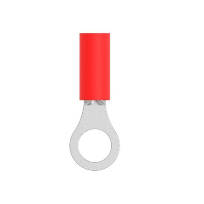 TE Connectivity, PIDG Insulated Ring Terminal, M5 Stud Size