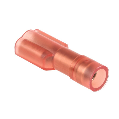 RS PRO Red Insulated Female Spade Connector, Receptacle, 4.75 x 0.8mm Tab Size, 0.5mm² to 1.5mm²