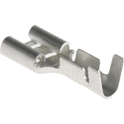 RS PRO Uninsulated Female Spade Connector, Receptacle, 6.4 x 0.8mm Tab Size, 0.5mm² to 2mm²