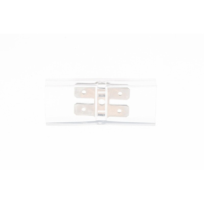 RS PRO Male to Male Spade Connector, Adapter, 6.35 x 6.35mm Tab Size