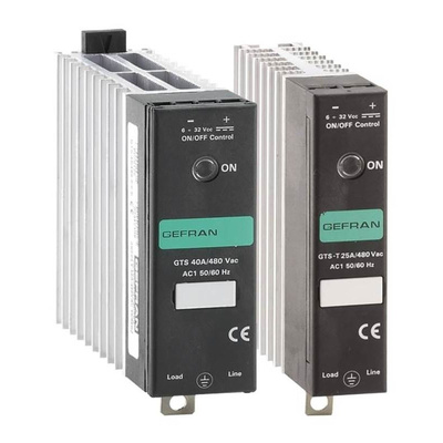 Gefran 25 A Solid State Relay, Zero Crossing, Panel Mount, SCR, 530 V ac Maximum Load