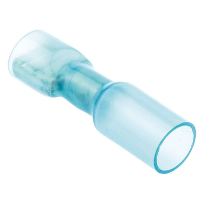 TE Connectivity Duraseal Blue Insulated Female Spade Connector, Receptacle, 6.35 x 0.8mm Tab Size, 1.5mm² to 2.5mm²