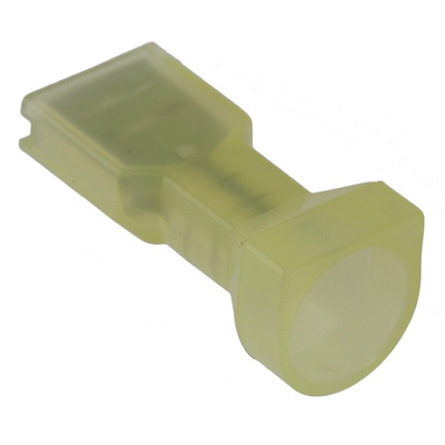 RS PRO Yellow Insulated Female Spade Connector, Receptacle, 0.8 x 6.35mm Tab Size, 4mm² to 6mm²