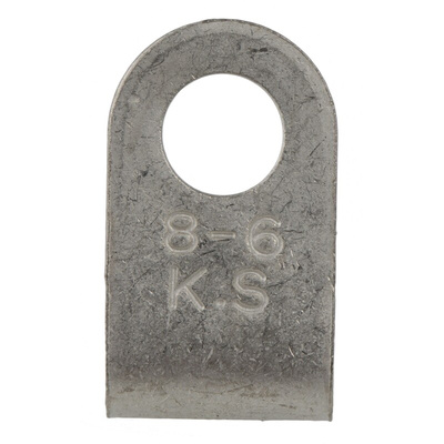 RS PRO Uninsulated Female Spade Connector, Flag Terminal, 12.7 x 1.2mm Tab Size 8mm²