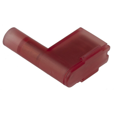 RS PRO Red Insulated Female Spade Connector, Flag Terminal, 6.35 x 0.8mm Tab Size, 0.5mm² to 0.75mm²