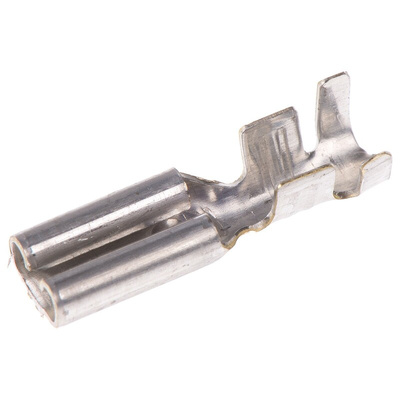 TE Connectivity FASTON .110 Uninsulated Female Spade Connector, Receptacle, 2.79 x 0.5mm Tab Size, 0.5mm² to 1.5mm²