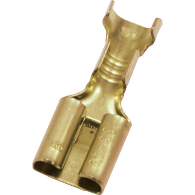RS PRO Uninsulated Female Spade Connector, Receptacle, 6.35 x 0.8mm Tab Size