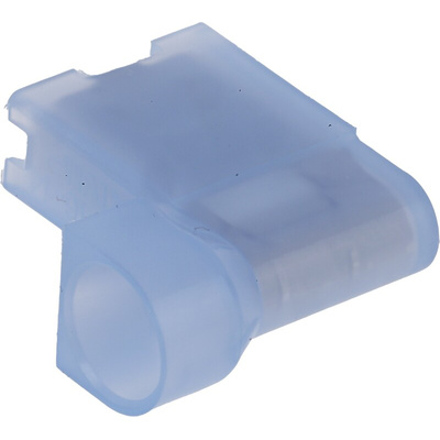TE Connectivity Ultra-Fast .250 Blue Insulated Female Spade Connector, Flag Terminal, 6.35 x 0.81mm Tab Size, 1.3mm² to