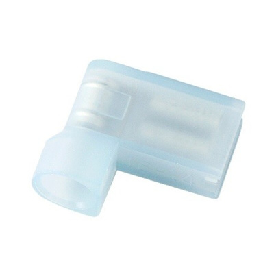 RS PRO Blue Insulated Female Spade Connector, Flag Terminal, 0.8 x 4.75mm Tab Size, 1.5mm² to 2.5mm²