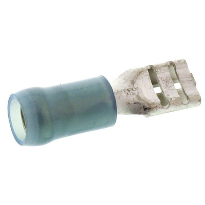 TE Connectivity PIDG FASTON .187 Series Blue Insulated Crimp Receptacle, 4.8 x 0.5mm, 1mm² to 2.6mm², 16AWG to 14AWG
