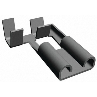TE Connectivity FASTON .250 Uninsulated Female Spade Connector, Flag Terminal, 6.35 x 0.81mm Tab Size, 1mm² to 2.5mm²