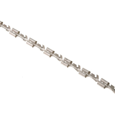 TE Connectivity FASTIN-FASTON .250 Uninsulated Female Spade Connector, Receptacle, 6.35 x 0.81mm Tab Size, 1mm² to