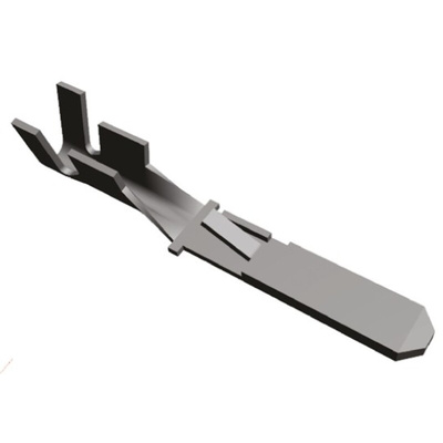 TE Connectivity FASTIN-FASTON .110 Uninsulated Male Spade Connector, Tab, 2.79 x 0.79mm Tab Size, 0.5mm² to 1.5mm²