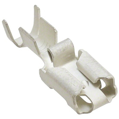 TE Connectivity Positive Lock .250 Mk I Uninsulated Female Spade Connector, Receptacle, 6.35 x 0.81mm Tab Size, 2.5mm²