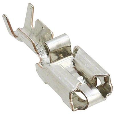 TE Connectivity Positive Lock .250 Mk I Uninsulated Female Spade Connector, Receptacle, 6.35 x 0.81mm Tab Size, 1mm² to