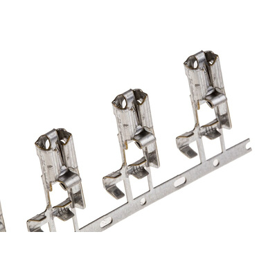 TE Connectivity Positive Lock .250 Mk I Uninsulated Female Spade Connector, Flag Terminal, 6.35 x 0.81mm Tab Size,