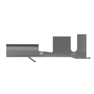 TE Connectivity FASTIN-FASTON .250 Uninsulated Female Spade Connector, Receptacle, 6.35 x 0.81mm Tab Size, 1.3mm² to