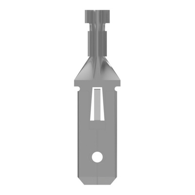 TE Connectivity FASTIN-FASTON .250 Uninsulated Male Spade Connector, Tab, 6.35 x 0.81mm Tab Size, 0.5mm² to 1mm²