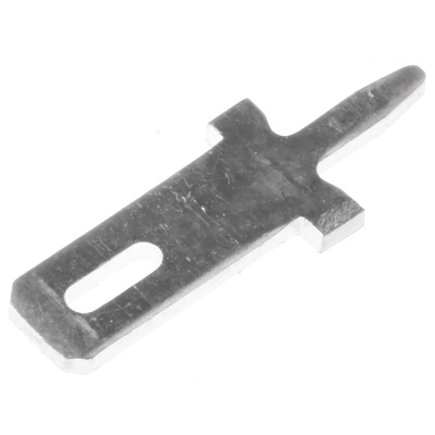 TE Connectivity FASTON .110 Uninsulated Male Spade Connector, PCB Tab, 2.8 x 0.8mm Tab Size