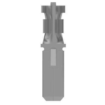 TE Connectivity FASTON .250 Uninsulated Male Spade Connector, Tab, 6.35 x 0.81mm Tab Size, 4mm² to 6mm²