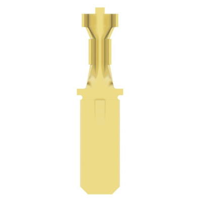 TE Connectivity FASTIN-FASTON .250 Uninsulated Male Spade Connector, Tab, 6.35 x 0.81mm Tab Size, 0.8mm² to 2mm²