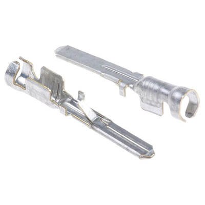 TE Connectivity FASTIN-FASTON .110 Uninsulated Male Spade Connector, Tab, 2.79 x 0.79mm Tab Size, 1mm² to 2.5mm²