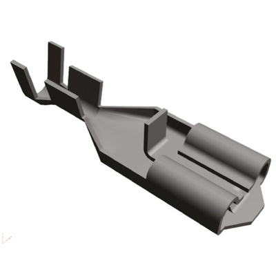 TE Connectivity Positive Lock .250 Mk II Uninsulated Female Spade Connector, Receptacle, 6.35 x 0.81mm Tab Size, 0.8mm²