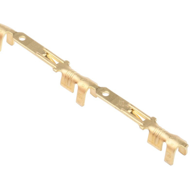 TE Connectivity FASTIN-FASTON .110 Uninsulated Male Spade Connector, Tab, 2.79 x 0.51mm Tab Size, 0.5mm² to 1.4mm²