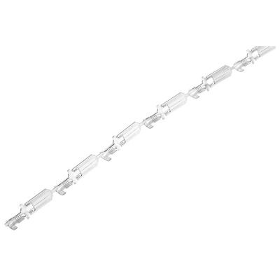TE Connectivity FASTON .250 Uninsulated Male Spade Connector, Tab, 6 x 0.8mm Tab Size, 0.5mm² to 2.27mm²