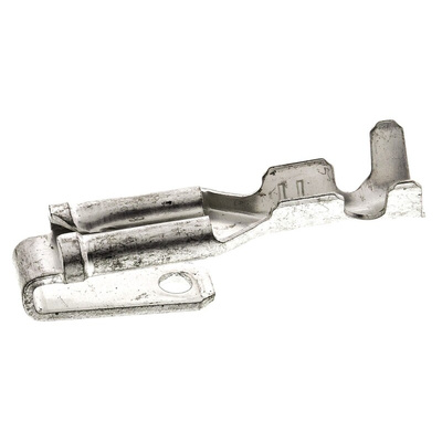 TE Connectivity FASTON .110 Uninsulated Female Spade Connector, Piggyback Terminal, 2.79 x 0.51mm Tab Size, 0.3mm² to