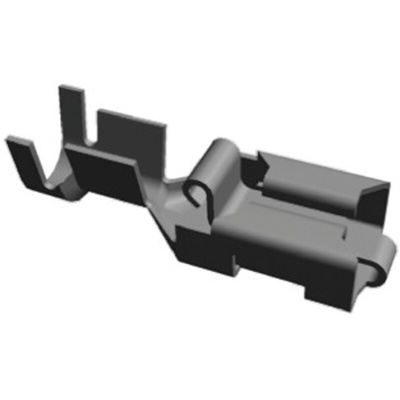 TE Connectivity Positive Lock .250 Mk I Uninsulated Female Spade Connector, Receptacle, 6.35 x 0.8mm Tab Size, 0.3mm²