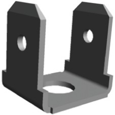 TE Connectivity FASTON .187 Uninsulated Male Spade Connector, PCB Tab, 4.75 x 0.51mm Tab Size